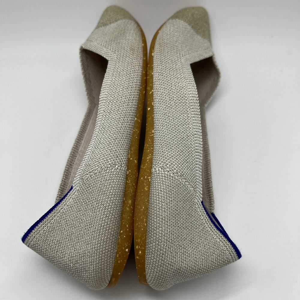 Rothy's The Point II Flats Loafers Shoes Women's Size 9.5 Diamond Twill Shimmer - Picture 7 of 10